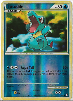 Totodile - Call of Legends (CL) Reverse Holo #74/95 - NM/LP - Pokemon - English - Image 1