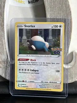 Snorlax 055/078 Holo Rare Promo Pokemon Go Pokemon TCG Single Card Cosmos - Image 4