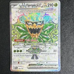 2024 Pokemon Scarlet and Violet Twilight Masquerade #190 Teal Mask Ogerpon ex UR - Image 1