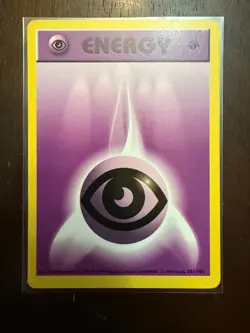 Psychic Energy 101/102 Base Set 1ST EDITION SHADOWLESS Vintage Pokemon VLP - Image 1