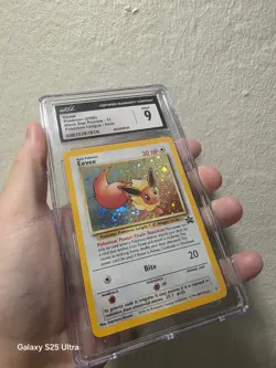2000 Pokemon League Black Star Promo Holo Eevee #11 CGC 9 - Image 2