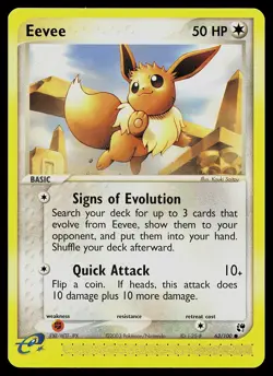 Pokemon Card - Eevee Sandstorm 63/100 Common - Image 1