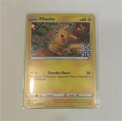 Pokemon Pikachu SWSH153 Promo Holo Holiday Calendar Sword & Shield NEAR MINT - Image 1