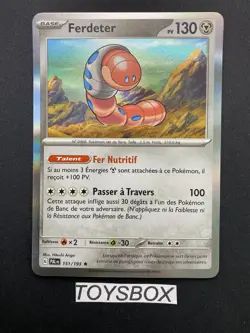 Carte Pokemon Ferdeter Holo 151/193 / EV Evolution A Paldea EV2 / NEUF FR - Image 2