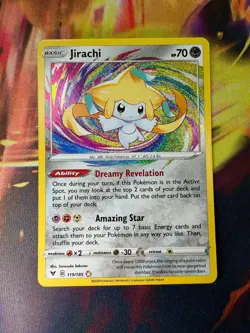 Jirachi 119/185 NM Amazing Rare Vivid Voltage 2020 Pokemon TCG - Image 1