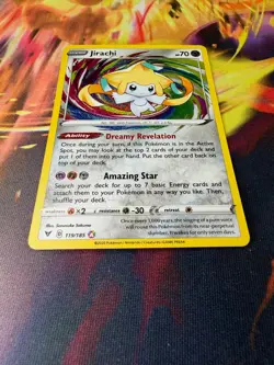 Jirachi 119/185 NM Amazing Rare Vivid Voltage 2020 Pokemon TCG - Image 2