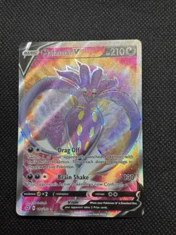 Pokemon Malamar V 186/192 Swsh02: Rebel Clash Ultra Rare Full Art Holo 210HP - Image 2