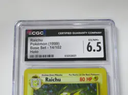 1999 Pokemon Base Set Raichu Holo 14/102 CGC 6.5 - Image 2