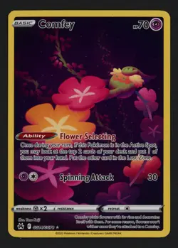 Comfey GG14/GG70 Crown Zenith: Galarian Gallery Ultra Rare Pokemon TCG - Image 1