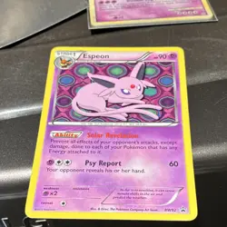 Pokemon TCG Espeon BW92 Regular Psychic Card 2013 BW92 holographic - Image 1