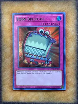 Yugioh Toon Briefcase DLCS-EN080 Ultra Rare 1st Ed GREEN NM - Image 1