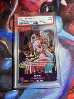 Psa 9 2024 One Piece EN Yamato Championship Event Pack P-046 - Image 1