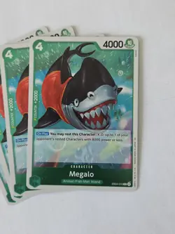 4x One Piece Megalo EB04-018 (Playset) Azure Sea's Seven Foil - Image 1
