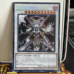 1ST EDITION CHAOS ANGEL SECRET RARE RA05-EN043 YUGIOH CARD - Image 1