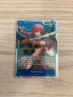 OP10-058 Rebecca English SR NM One Piece TCG Card Game - Image 1