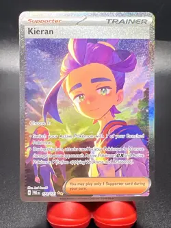 Pokemon TCG Kieran Trainer Prismatic Evolutions Card 174/131 - Image 1