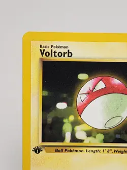 1st Edition Voltorb Pokemon Card 69/82 Team Rocket Set Near Mint Condition - Image 3