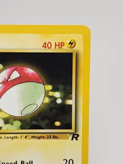 1st Edition Voltorb Pokemon Card 69/82 Team Rocket Set Near Mint Condition - Image 4