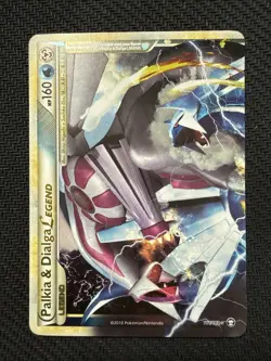 Palkia & Dialga Legend TOP 101/102 Holo Pokemon TCG Card HGSS Triumphant NM - Image 1