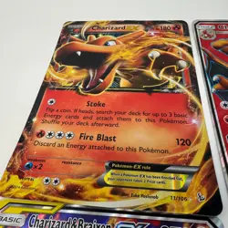 Charizard JUMBO Oversized Card Lot of 4x -LP to HP: 11/106, SM60, SM195, SM230 - Image 2