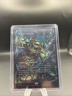 Ronin's Arsenal (Conqueror's Flail) 0015 Foil Teenage Mutant Ninja Turtles MTG - Image 1