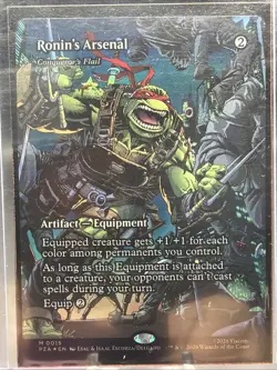 Ronin's Arsenal (Conqueror's Flail) 0015 Foil Teenage Mutant Ninja Turtles MTG - Image 2