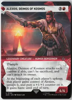 Alexios, Deimos of Kosmos (Showcase) (134) - UB: Assassin's Creed (ACR) - NM - Image 1