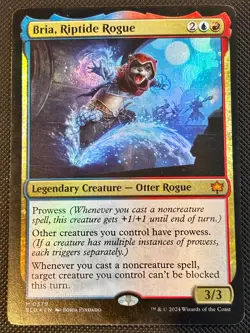Bria, Riptide Rogue [BLB - 379] - LP [Foil] TCG MTG Magic The Gathering ENG - Image 1