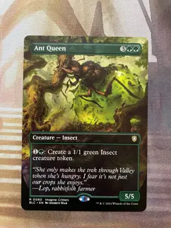 MTG - ANT QUEEN [BLC] - BORDERLESS -EX/NM [+ FREE BOOSTER!] - Image 1
