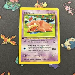 1ST EDITION Slowpoke 73/111 LP -Vintage Pokemon Card- Neo Genesis (8q) - Image 1