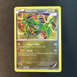 Pokemon TCG Rayquaza Dragon Vault Stamped Holo Rare Card 11/20 - Image 1