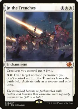 MTG - In the Trenches - The Brothers' War - X1 - (NM) - - Image 1
