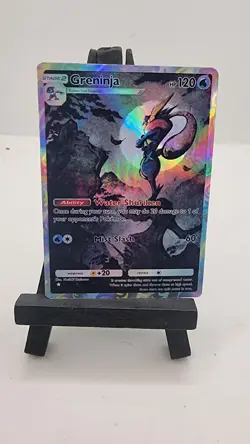 greninja Pokemon TCG Pocket holo (fan art) not out in game yet crd1338 - Image 1