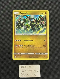 Pokemon Burning Shadows - Zygarde - 100/147 - Holo Rare - M/NM - Image 1