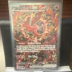 Pokemon Oricorio ex 024 Mega Evolution Black Star Promo Full Art Holo English NM - Image 1