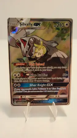 Pokemon TCG Silvally GX Cosmic Eclipse 227/236 Holo Full Art Ultra Rare - Image 1
