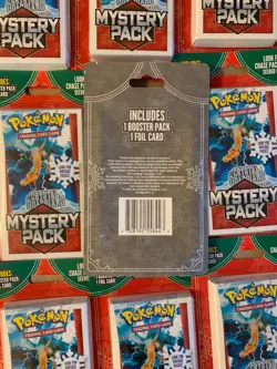Lot (9) of Nine Pokemon Walmart Holiday Mystery Pack Seeded Chase 1:10 Sealed - Image 2