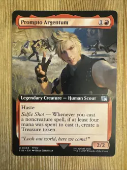 Prompto Argentum - Extended Art - FIN - MTG - EN - NM - 0463 - Image 1