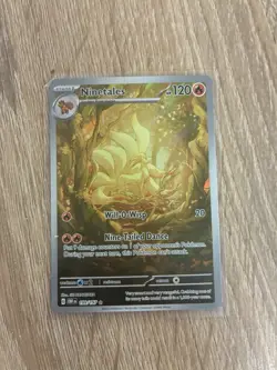 Ninetales 199/197 Illustration Rare Pokemon SV03: Obsidian Flames English NM - Image 1