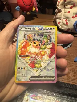 Eevee ex 224/187 Sv8a: Terastal Fest Ex Holo SAR (Japanese) Pokemon TCG - NM - Image 2