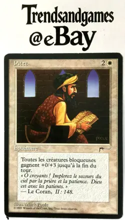 PIETE - CARTE - MAGIC THE GATHERING - MTG - EXCELLENT - VERSION FR - RENAISSANCE - Image 1