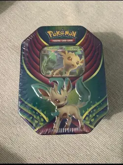 Pokemon 2018 Lefeon GX Evolution Celebration Tin with XY Packs - Image 1