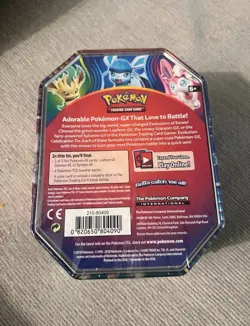 Pokemon 2018 Lefeon GX Evolution Celebration Tin with XY Packs - Image 2
