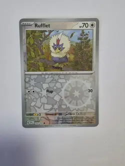 Rufflet 152/191 Common Surging Sparks Pokemon Reverse Holo Near Mint - Image 1