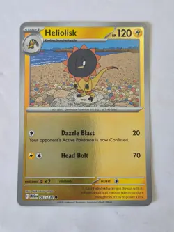 Heliolisk 053/132 Common Mega Evolution Pokemon Reverse Holo Near Mint - Image 1