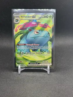 Pokemon TCG Venusaur EX Scarlet & Violet Holo AR-NM - Image 1