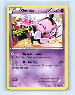 Pokemon tcg Legendary Treasures Gothita (69) Lightly played - Image 1