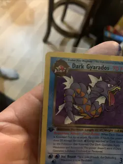 VTG Pokemon TCG Dark Gyarados 25/82 1st Edition Team Rocket Non-Holo Rare - Image 2