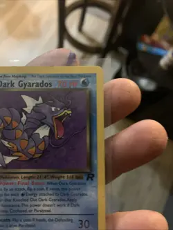 VTG Pokemon TCG Dark Gyarados 25/82 1st Edition Team Rocket Non-Holo Rare - Image 3