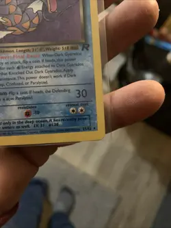 VTG Pokemon TCG Dark Gyarados 25/82 1st Edition Team Rocket Non-Holo Rare - Image 4